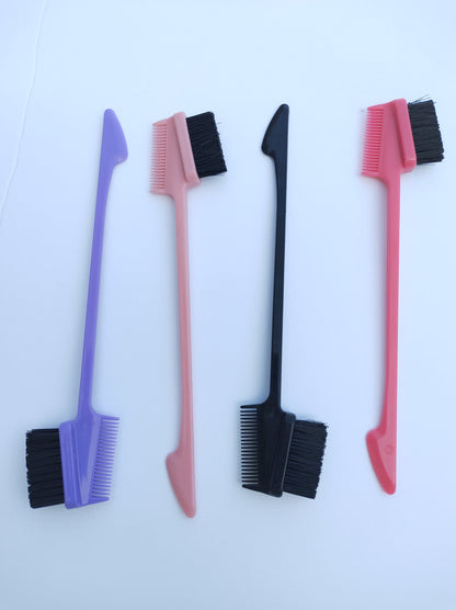 3-in-1 Double-Sided Edge Control Hair Brush