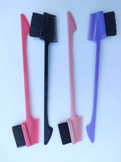 3-in-1 Double-Sided Edge Control Hair Brush