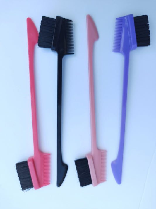 3-in-1 Double-Sided Edge Control Hair Brush